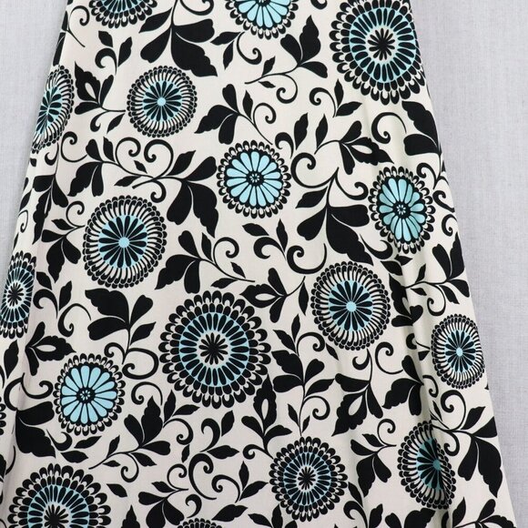 Ruby Rox Halter Maxi Dress M Retro 70s Floral Fit & Flare Boho Summer Beach - Picture 16 of 16